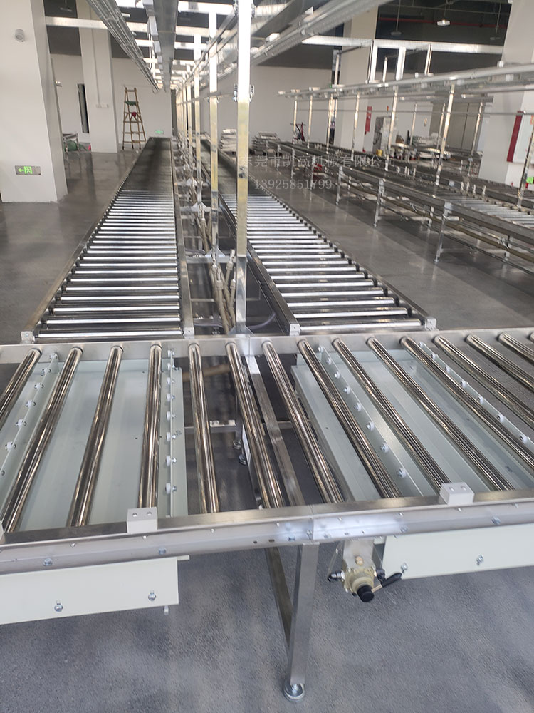 重型(xíng)不鏽鋼無動力滾筒生產線1.jpg