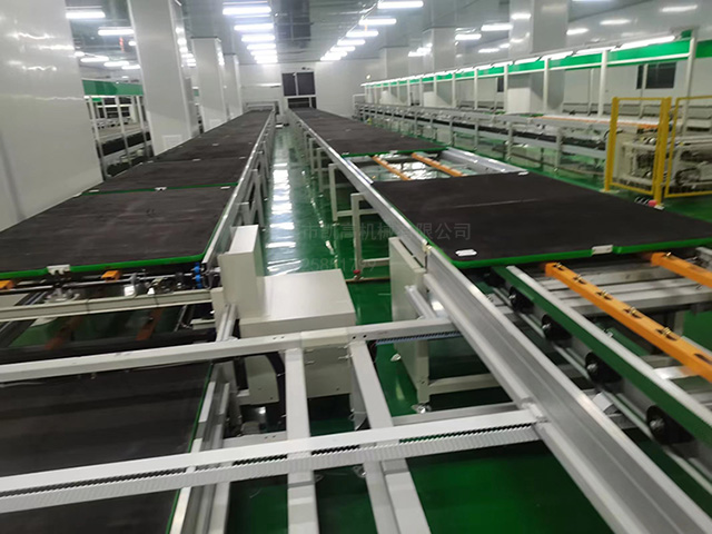惠州顯示屏雙層（céng）倍速鏈組裝線 老化線 顯示器老化組裝線