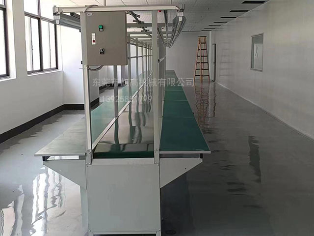 湖北雙邊長條台板（bǎn）皮（pí）帶流水線 防靜電皮帶裝配線