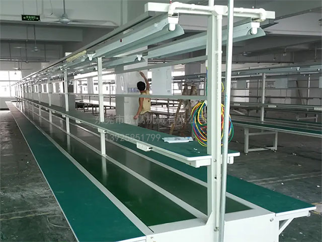 雙列皮帶裝配流水（shuǐ）線（xiàn） 雙列皮帶生產線