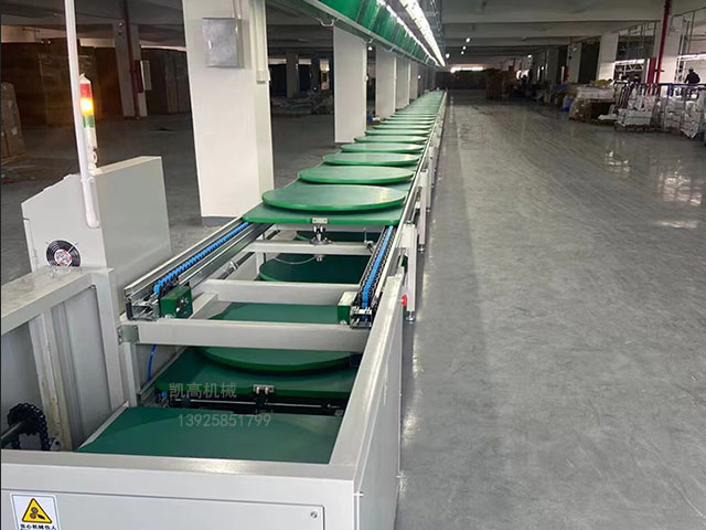 深圳吊頂式（shì）上（shàng）下循環組裝線 倍速鏈裝配線