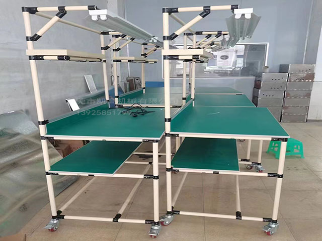 帶腳輪精益管工作台 精益管作業台（tái）
